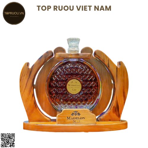 Kệ Rượu Gỗ Brandy XO Madelon - 2000ml - 40% - Pháp