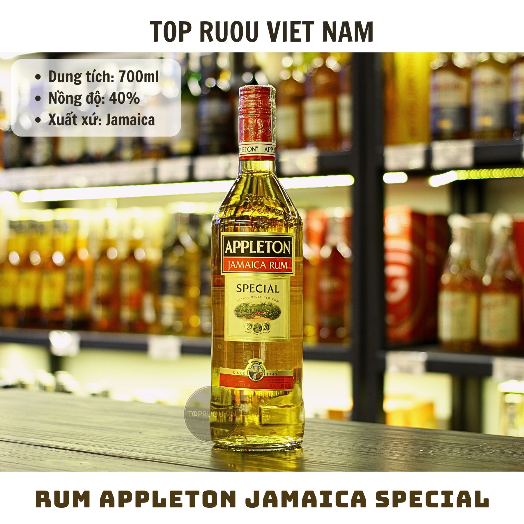Rum Appleton Jamaica Special - 700ml - 40% - Jamaica