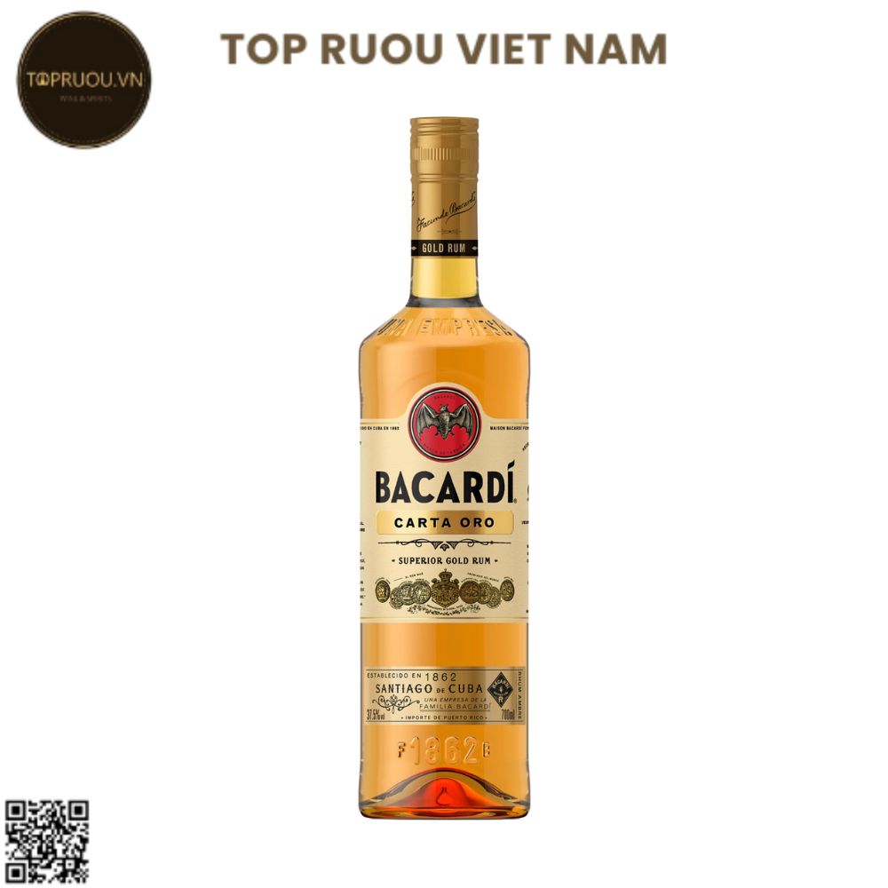 Rum Bacardi Gold - 700ml - 40% - Cuba
