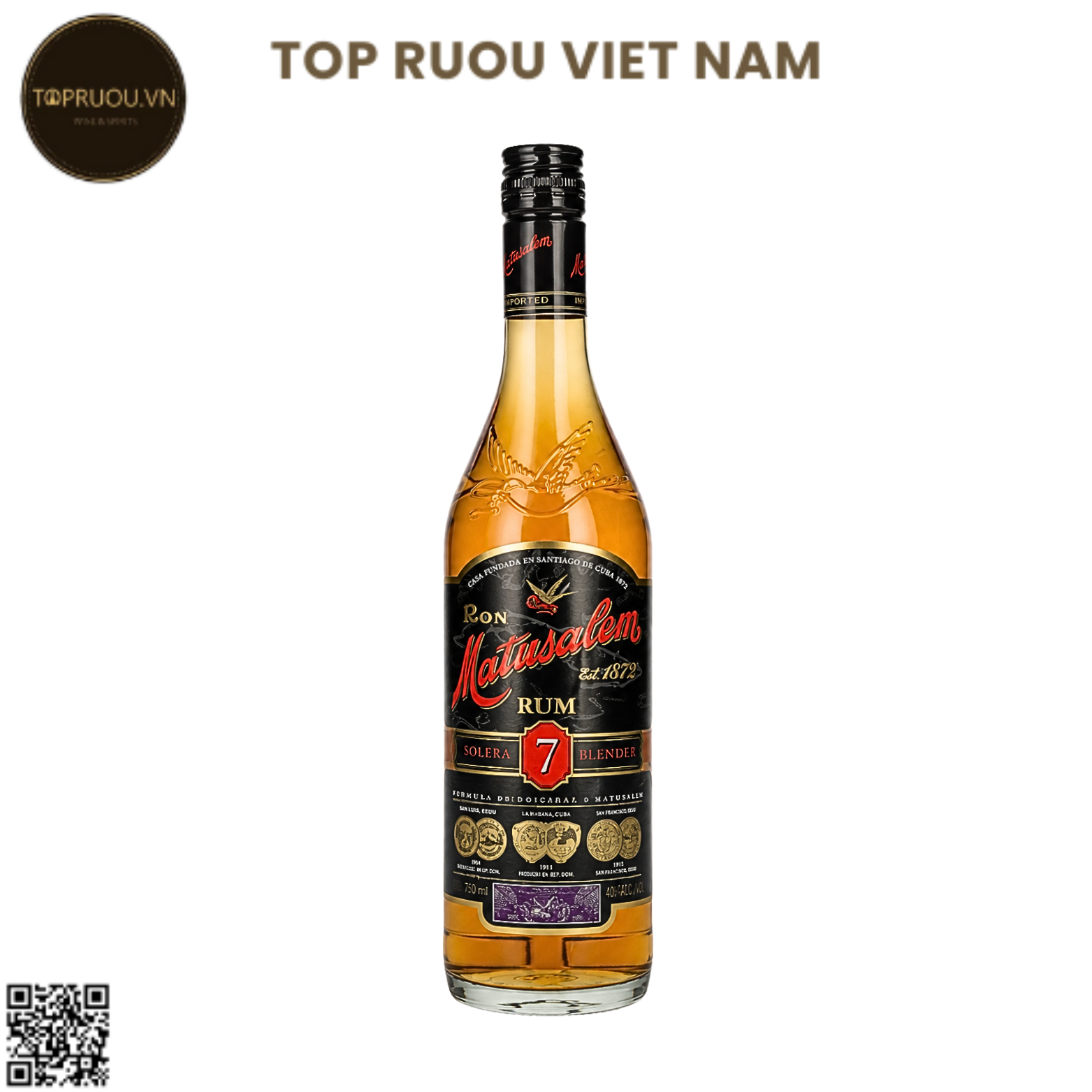 Rum Matusalem Solera 7 Blender - 700ml - 40% - Dominica
