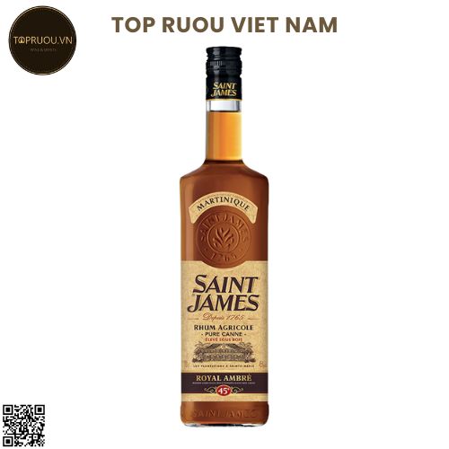 Rum Saint James Royal Ambre - 700ml - 40% - Mỹ