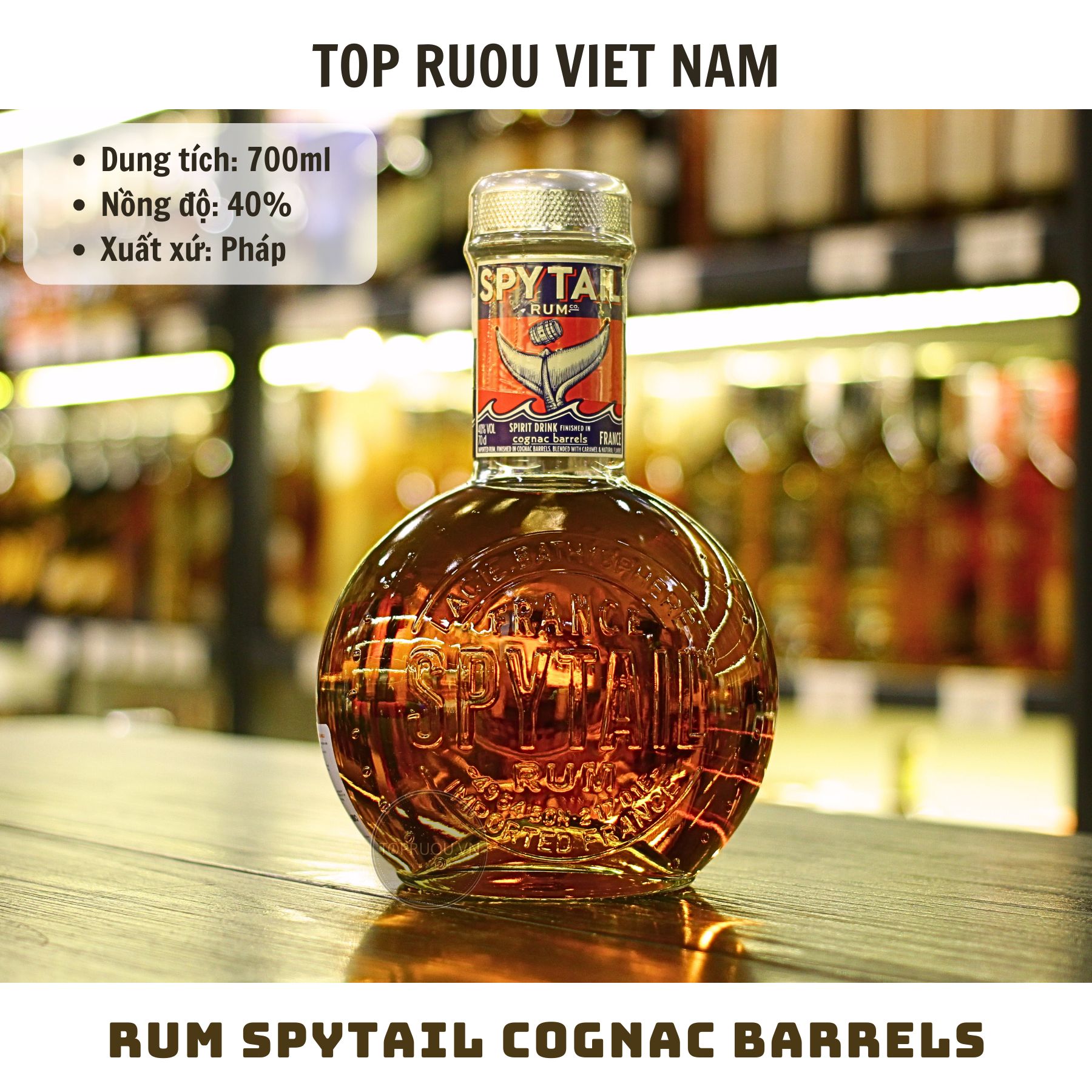 Rum Spytail Cognac Barrels - 700ml - 40% - Pháp