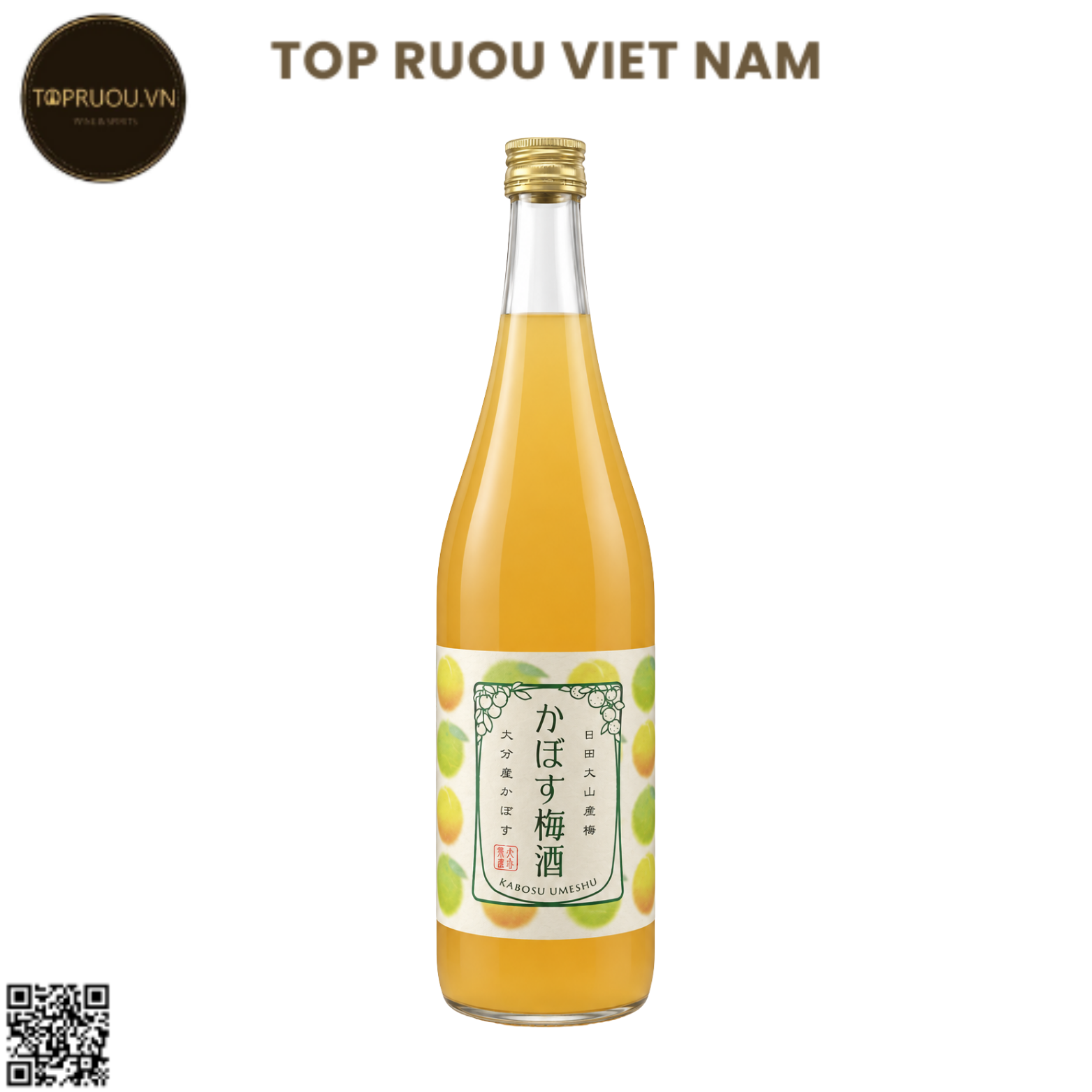 Rượu Mơ Kabosu Umeshu (Chanh) - 720ml - 12% - Nhật Bản