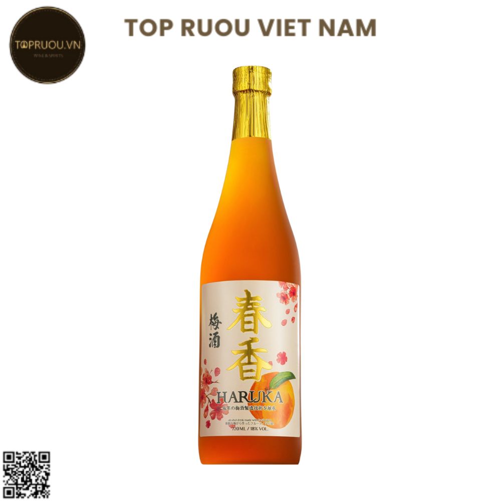 Rượu Mơ Haruka 720ml - 18% - Nhật Bản