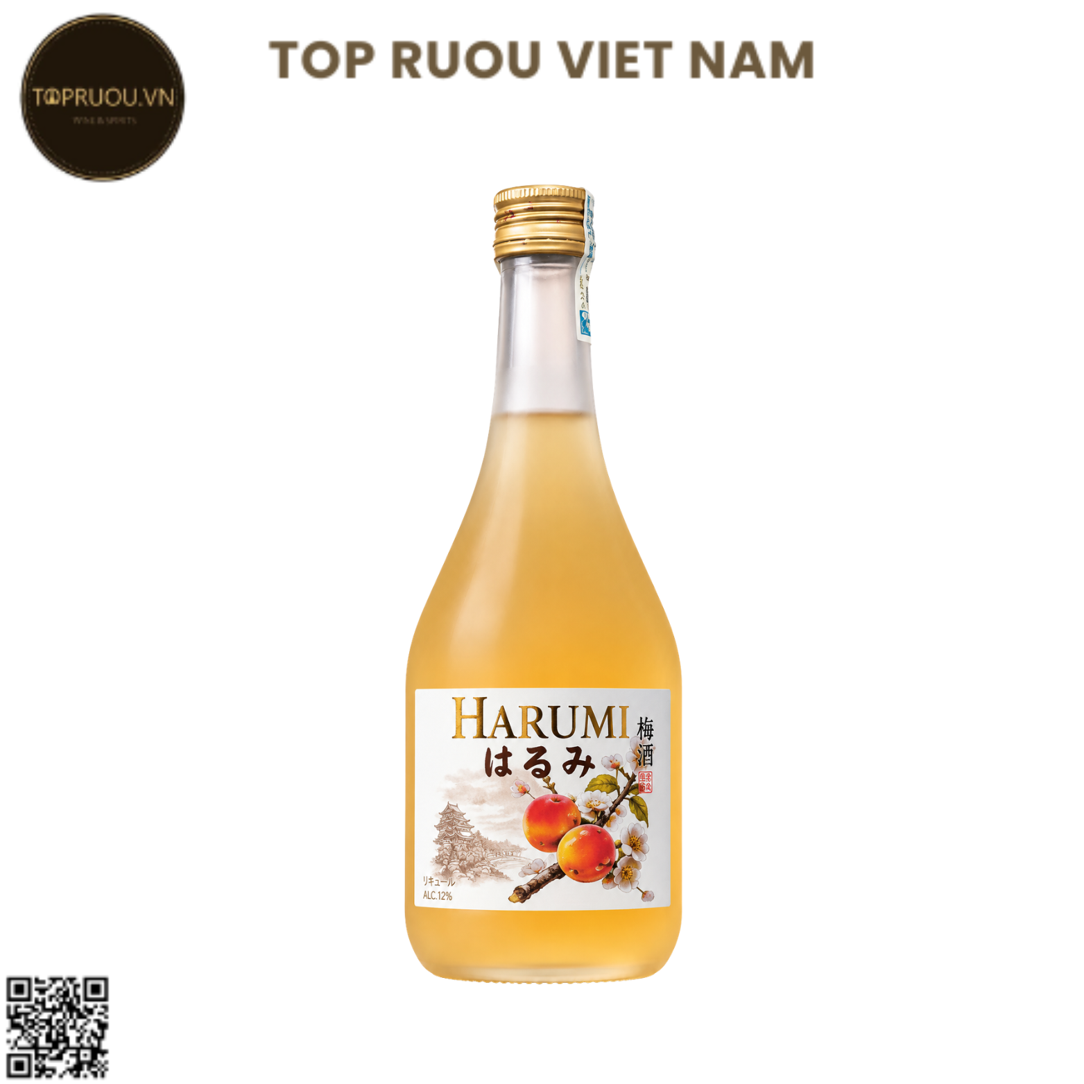 Rượu Mơ Harumi 300ml - 15% - Việt Nam