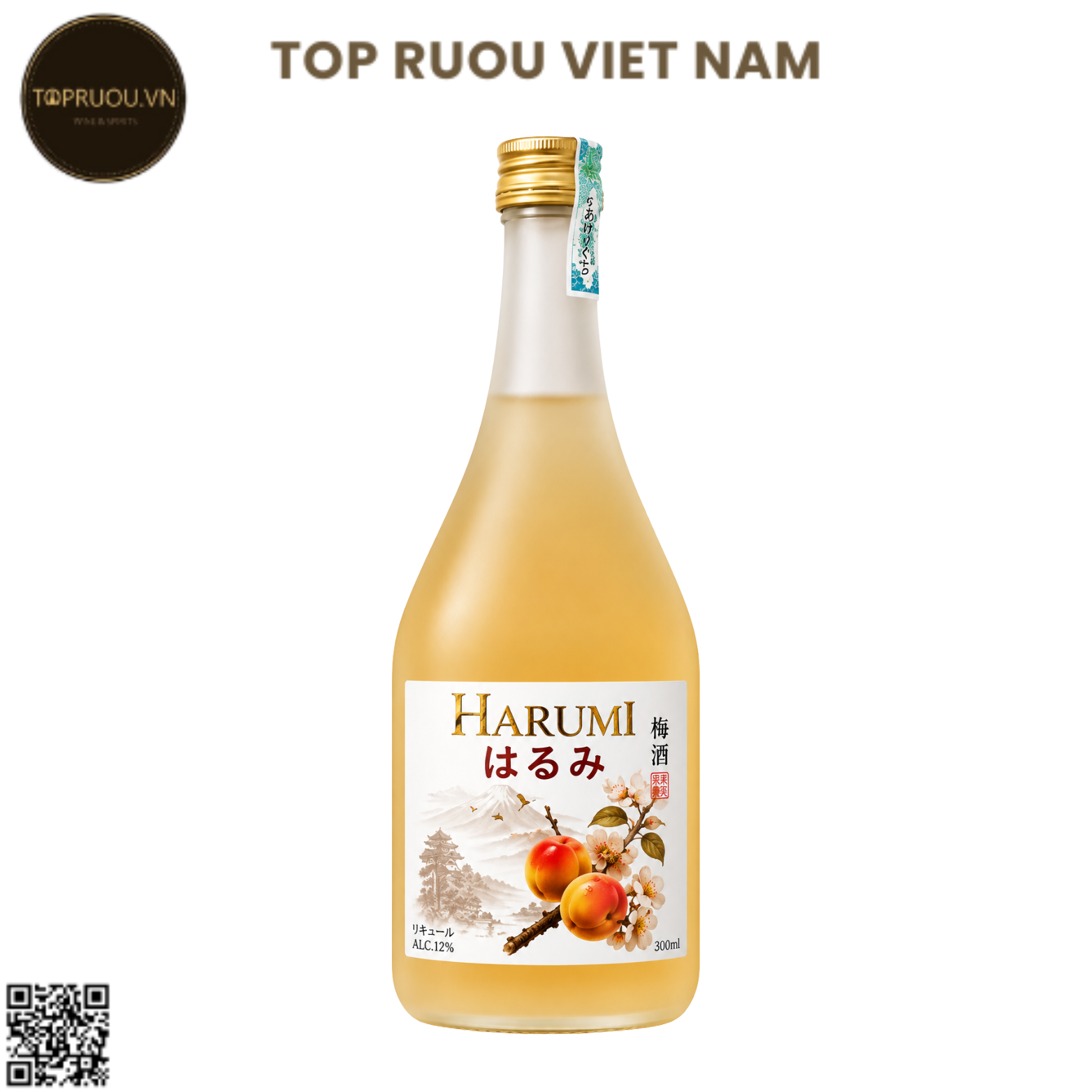 Rượu Mơ Harumi 500ml - 15% - Việt Nam
