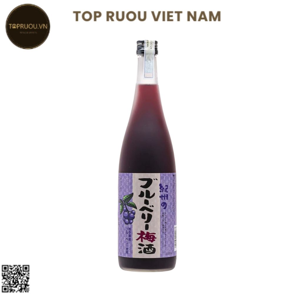 Rượu Mơ Nakano Blueberry Umeshu (Việt Quất) 720ml - 12% - Nhật Bản