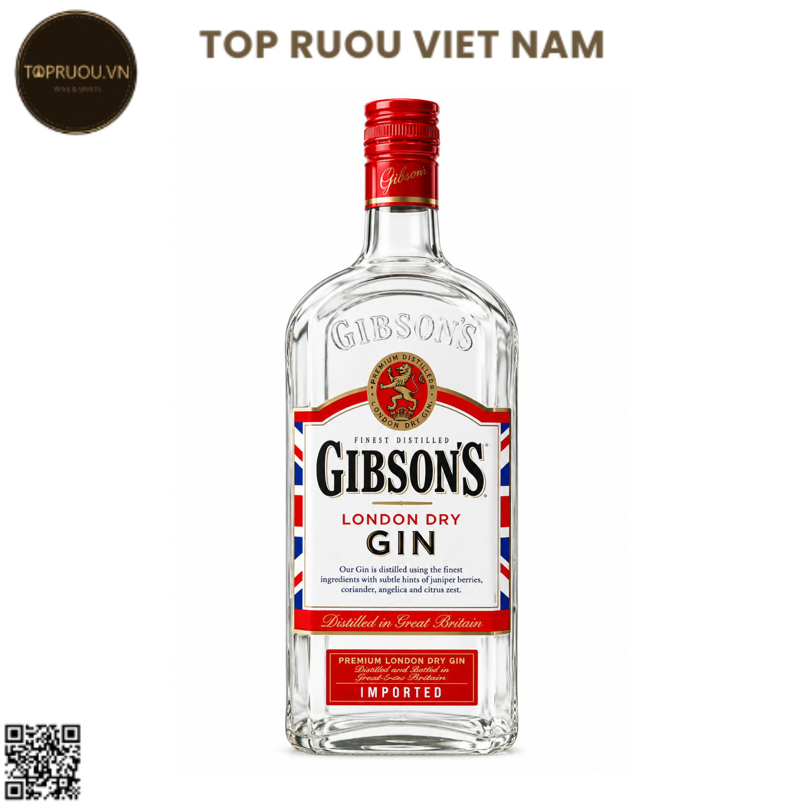 Gin Gibson's - 700ml - 37,5% - Anh
