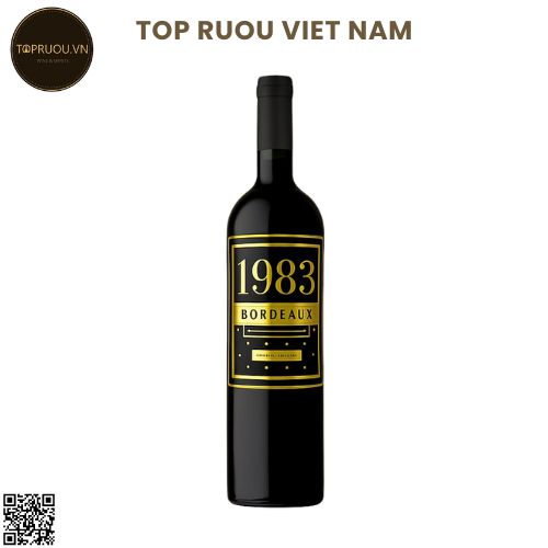 Rượu Vang Đỏ 1983 Bordouxe - Cabernet Sauvignon & Merlot - Pháp - 13.5% - 750ml