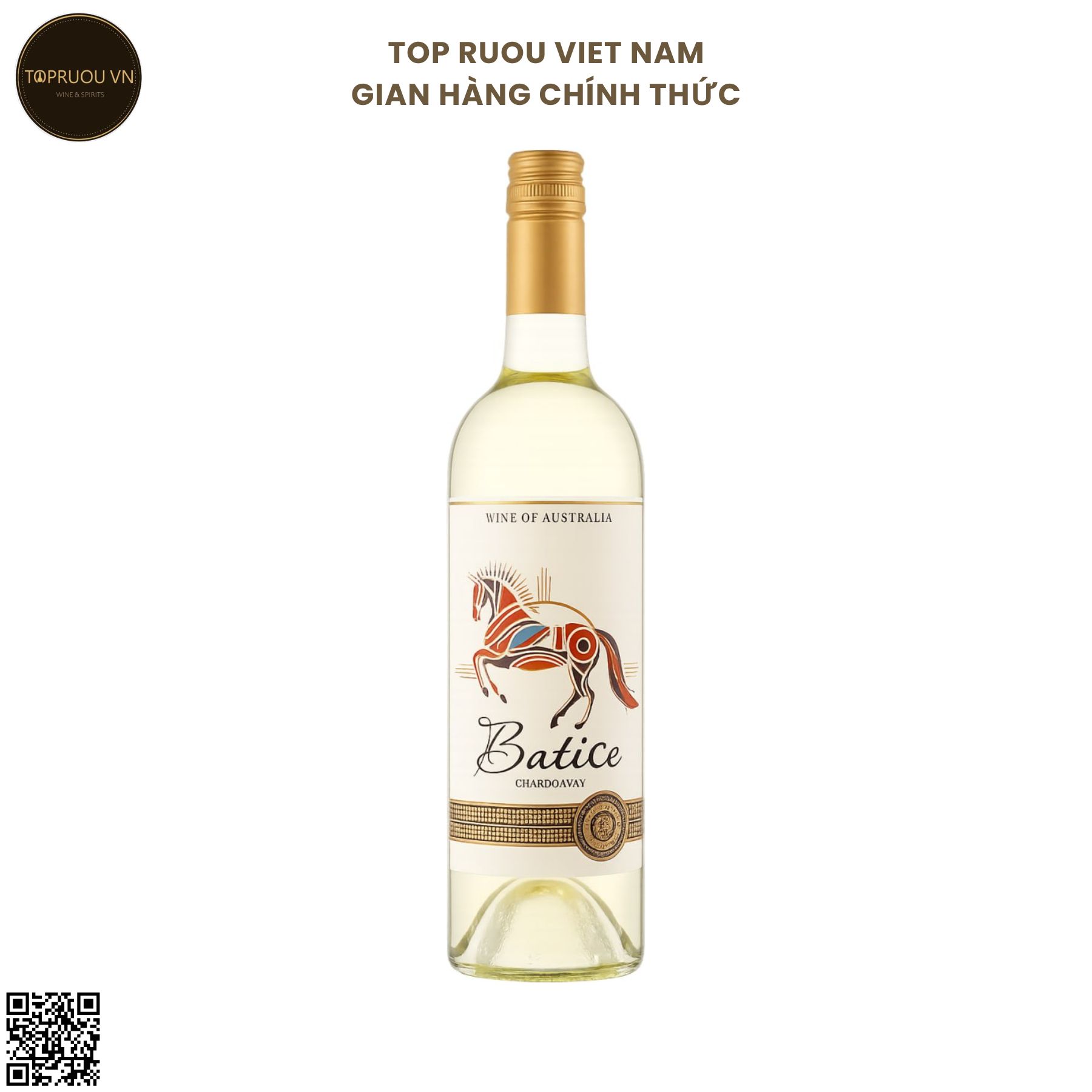 Rượu Vang Trắng Batise - Úc - Blended - 13% - 750ml