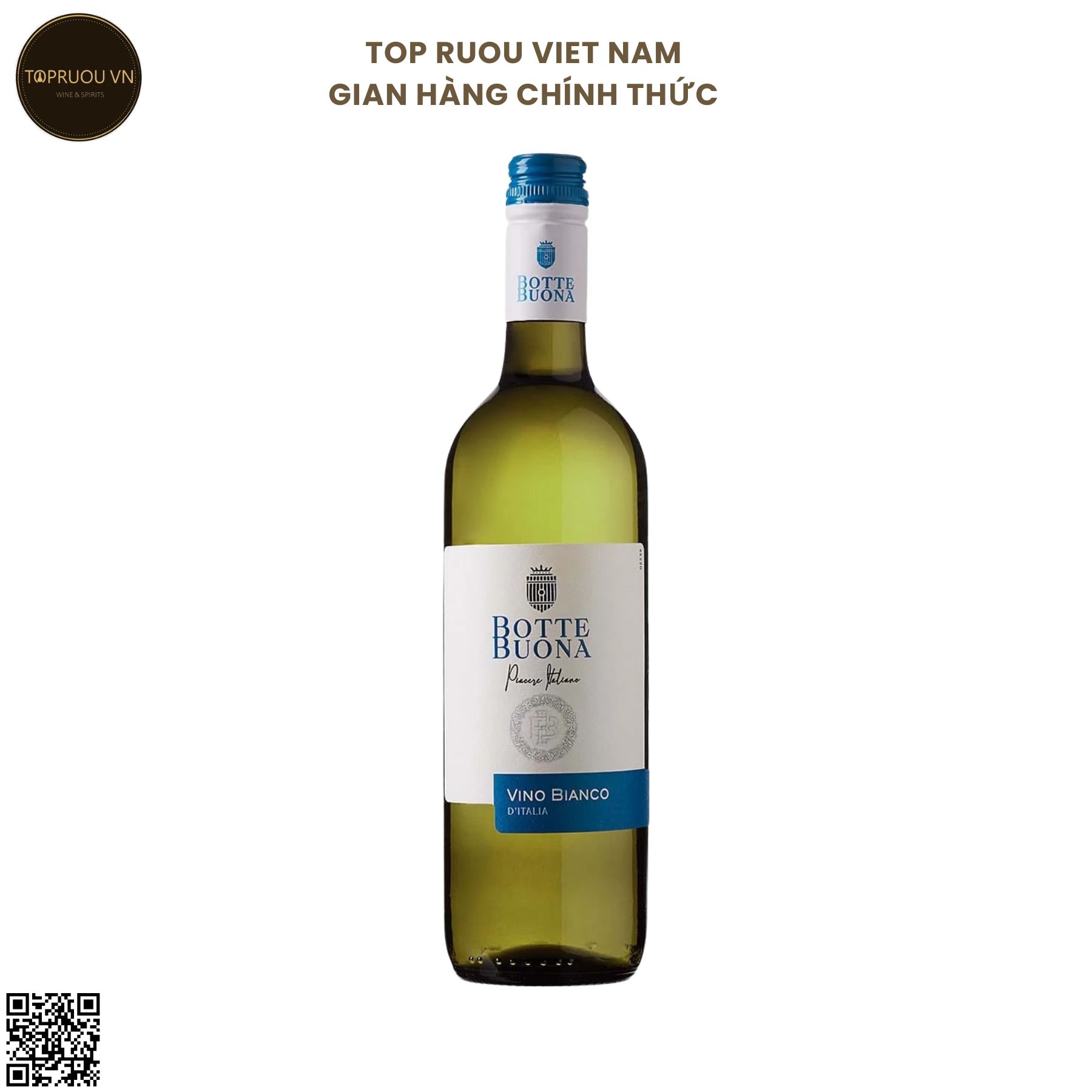 Vang Trắng Botte Buona, Vino Bianco  - Ý -  Trebbiano - 10.5% - 750ml