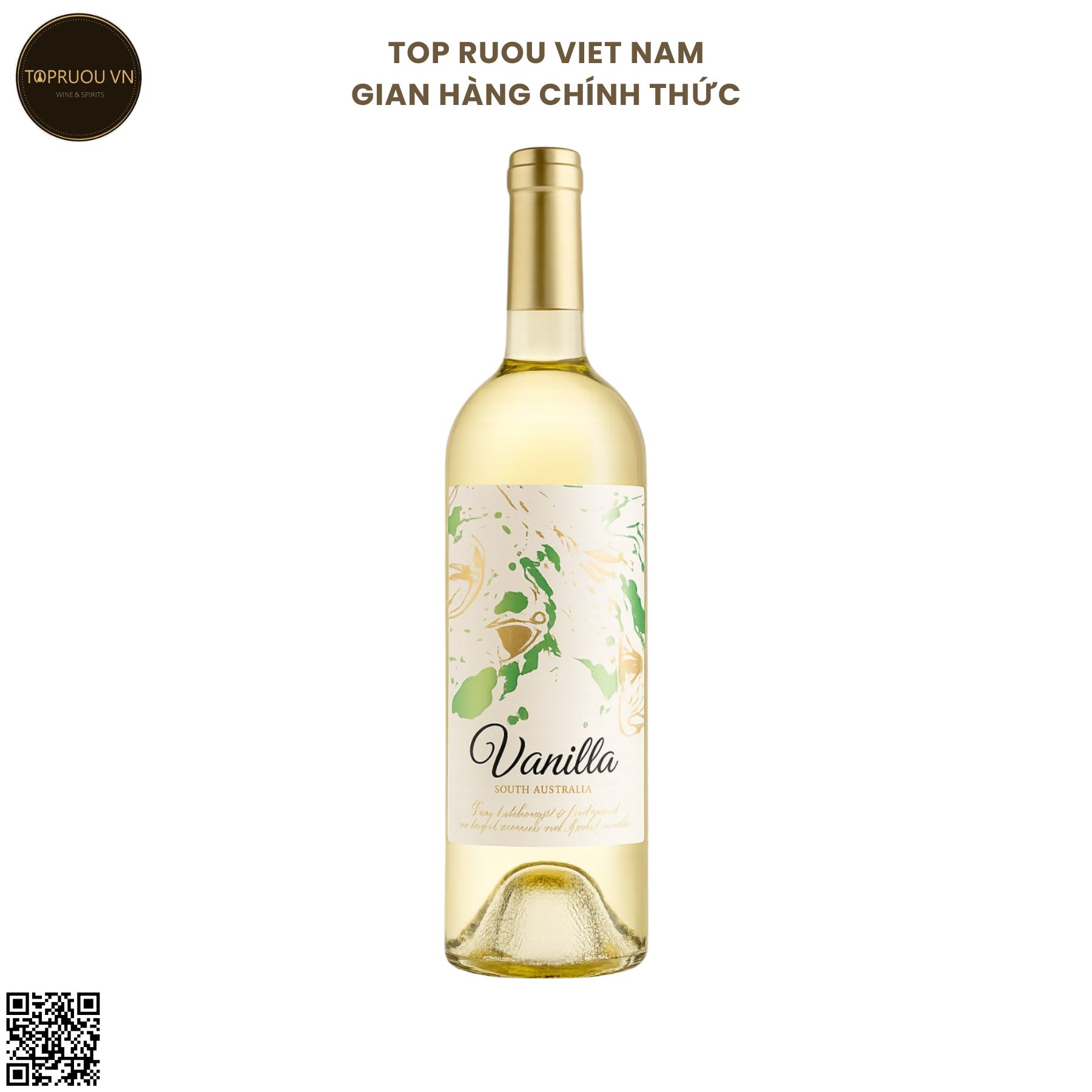 Rượu Vang Trắng Vanilla - Úc - Blended - 13% - 750ml