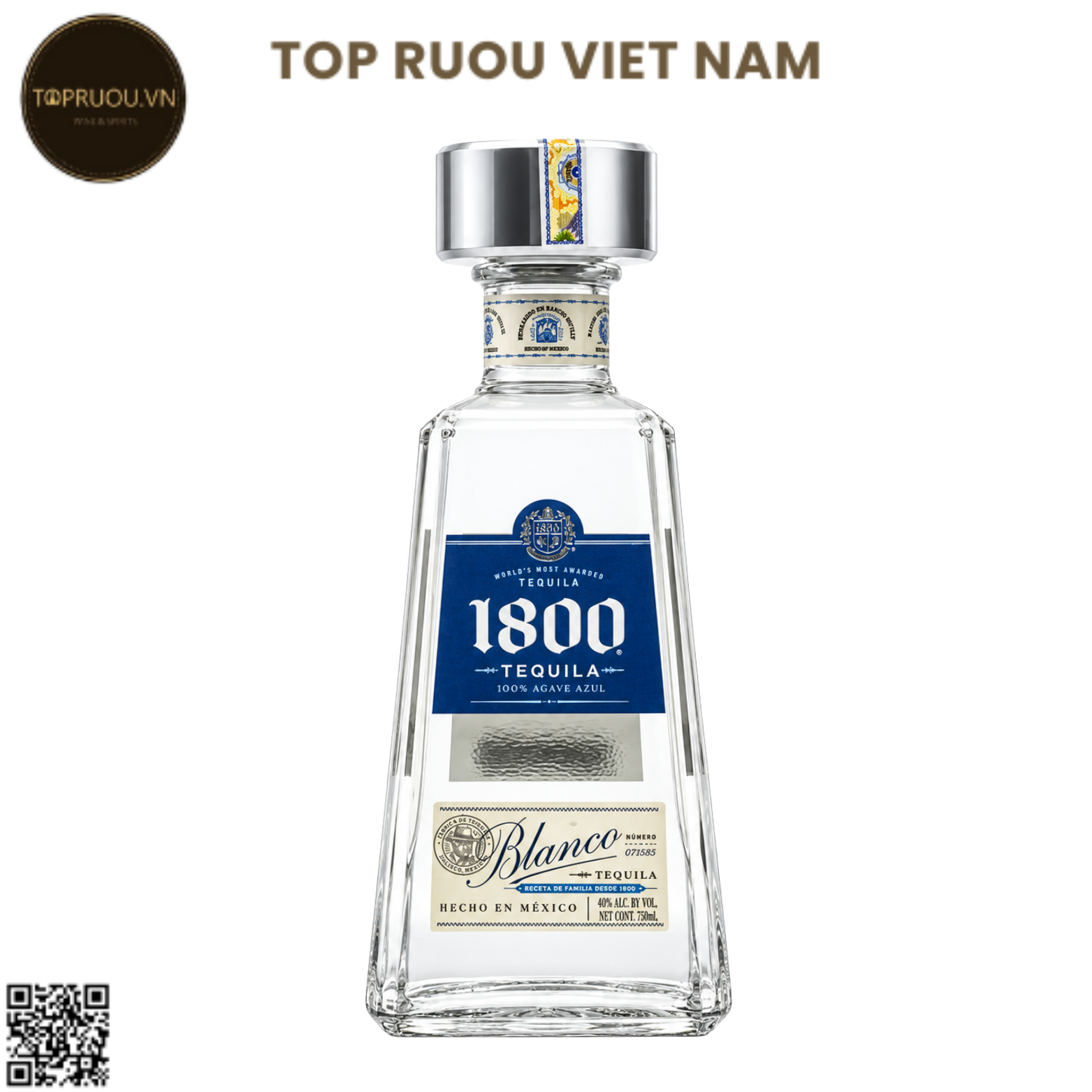Tequila Reserva 1800 Blanco - 700ml - 38% - Mexico