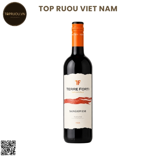 Vang Đỏ Terre Forti Sangiovese RubiCone - Ý - Sangiovese - 12,5% - 750ml