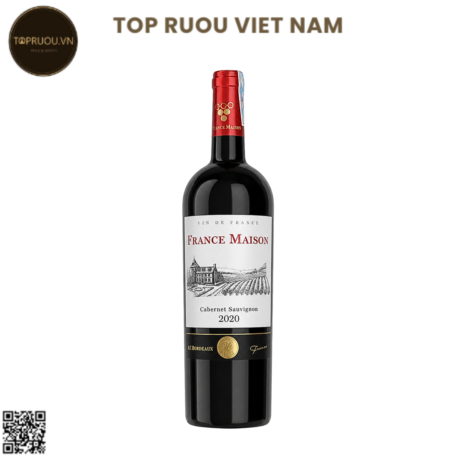 Vang Đỏ France Maison - Pháp - Cabernet Sauvignon - 13,5% - 750ml