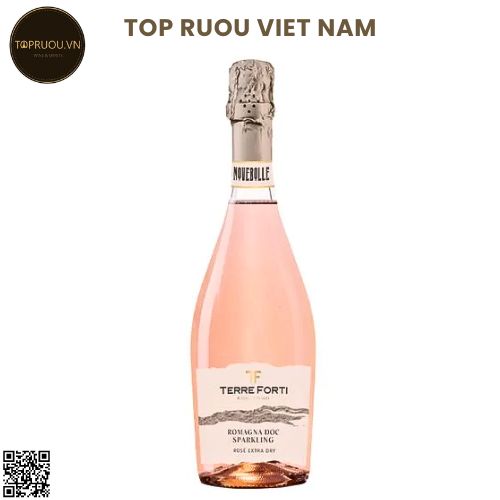 Vang Nổ Terre Forti Novebolle Romagna Rose - Ý - Sangiovese, Merlot - 11.5% - 750ml