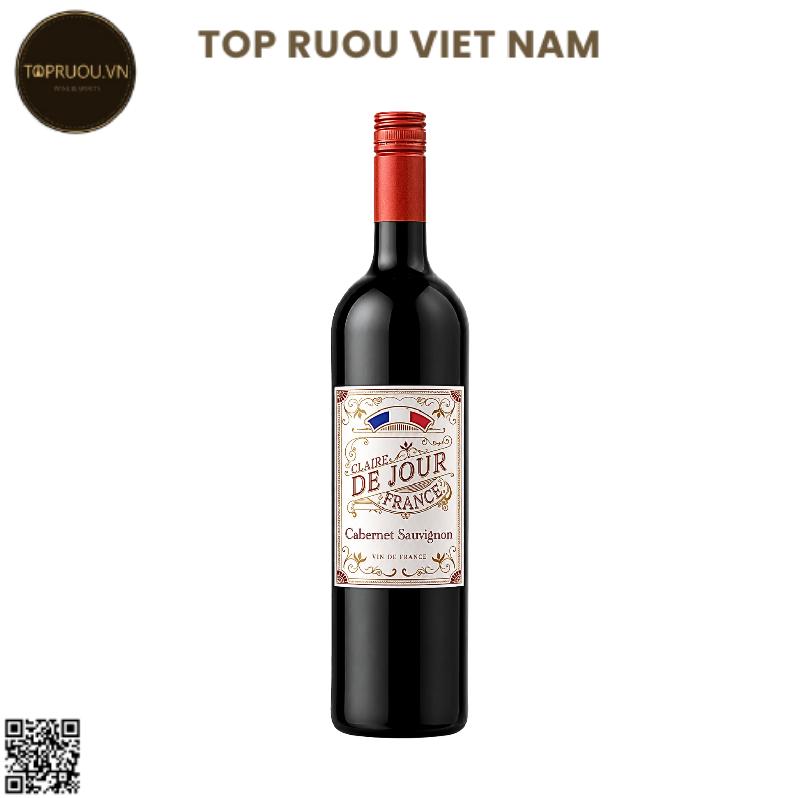 Rượu Vang Đỏ Claire De Jour - Pháp -  Cabernet Sauvignon - 12,5% - 750ml