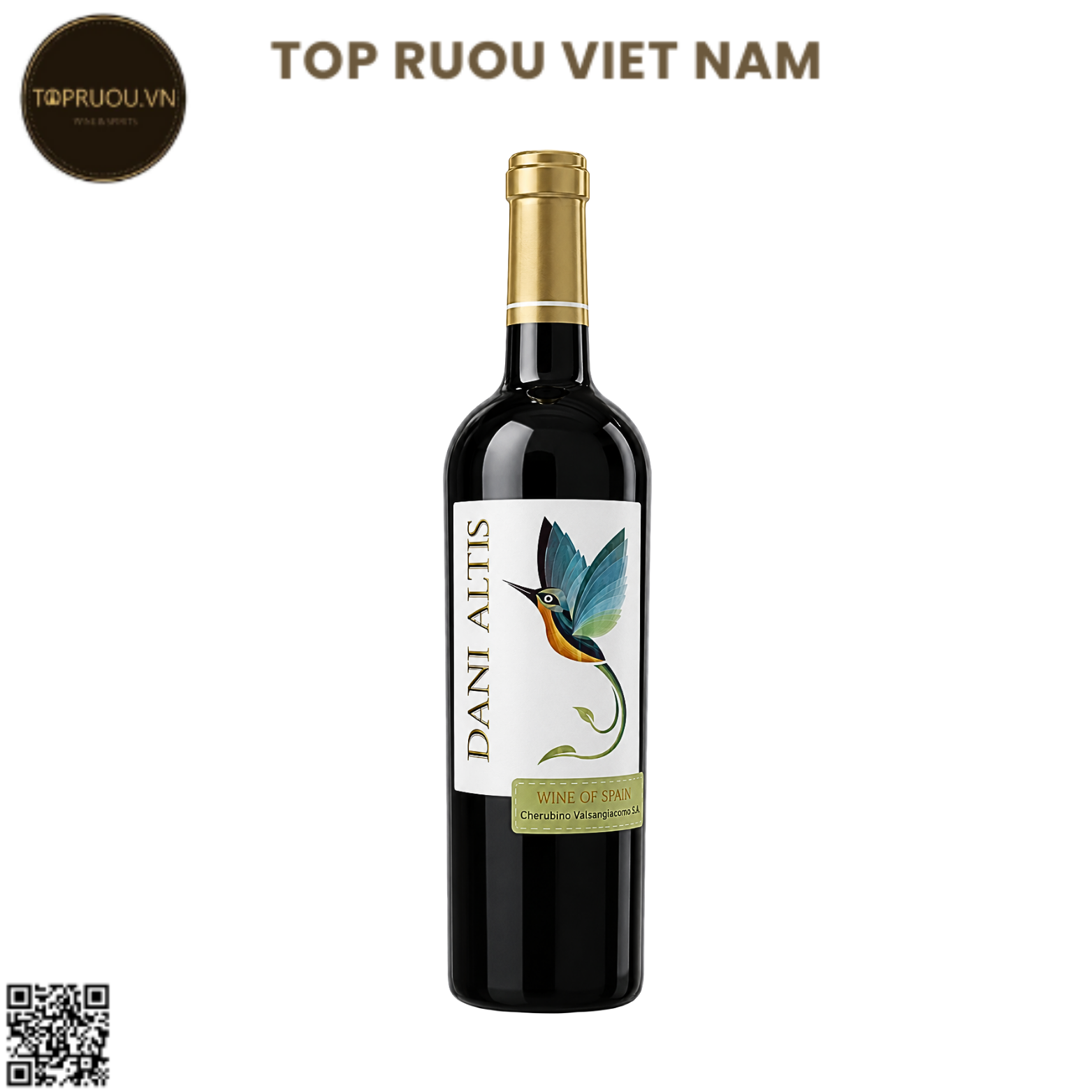 Vang Đỏ Dani Altis - Cabernet Sauvignon - 750ml - 13,5% - Tây Ban Nha
