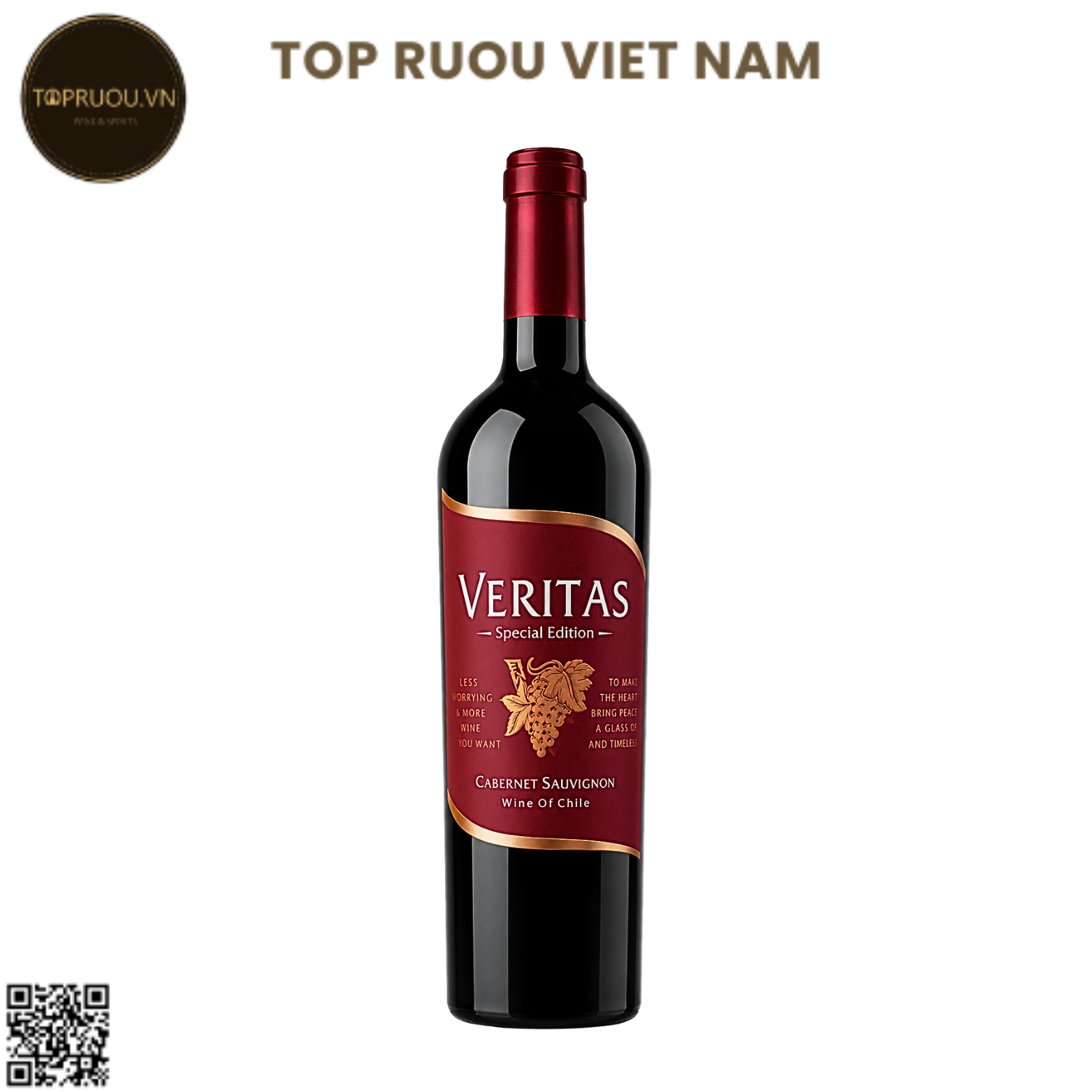 Rượu Vang Đỏ Veritas Special Edition - Cabernet Sauvignon - 750ml - 13.5% - Chile