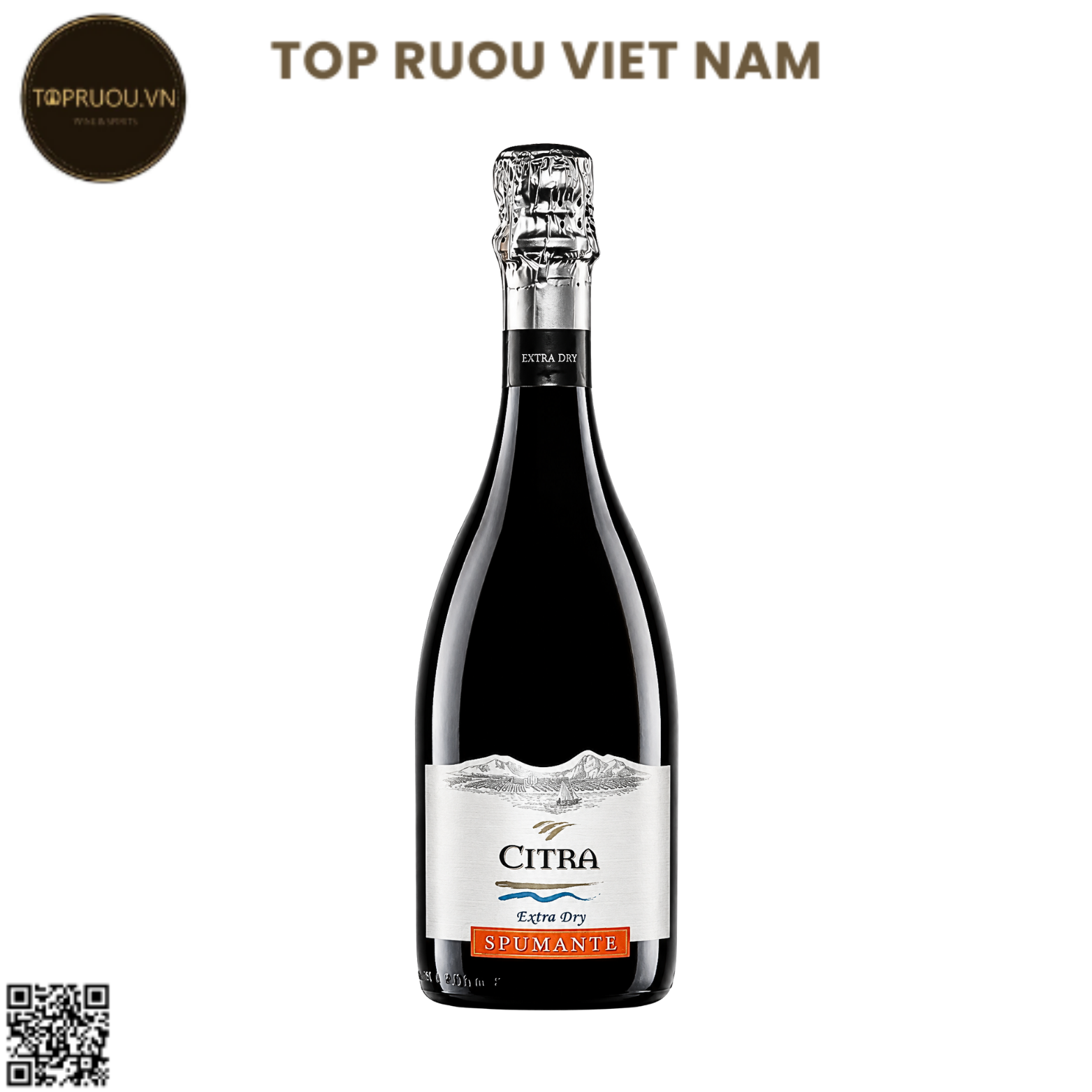 Vang Nổ Citra Spumante Extra Dry Sparkling - Chieti, Ý - Blended - 11,5% - 750ml