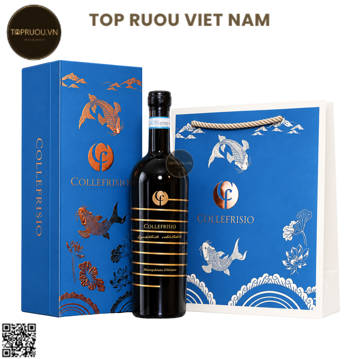 Hộp Rượu Đơn Vang Đỏ CF Ten Vintages - Ý - Montepulciano - 15% - 750ml