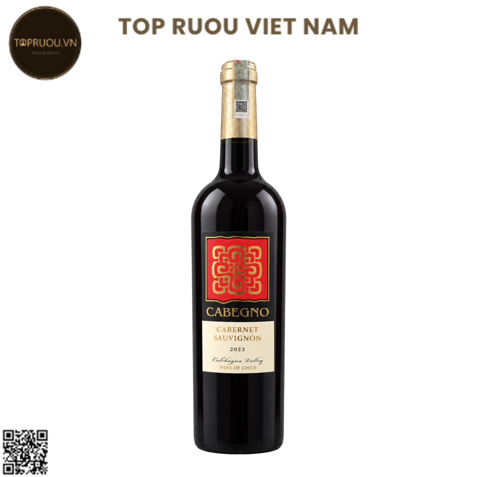 Vang Đỏ Cabegno - Chile - Cabernet Sauvignon - 13,5% - 750ml