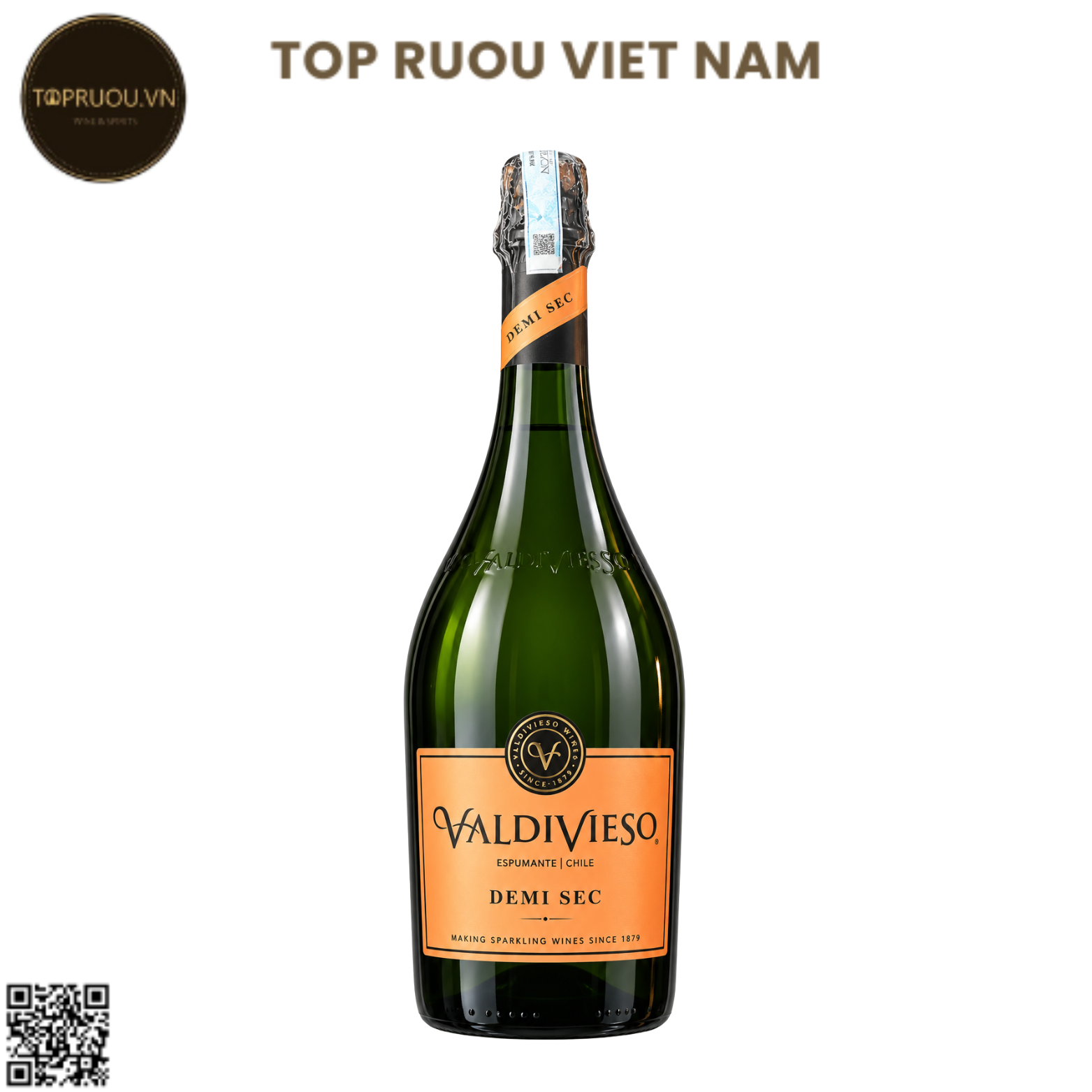 Vang Nổ Sparkling Wine Valdivieso Demi Sec - Chile - Chardonnay, Semillon - 12%  - 750ml