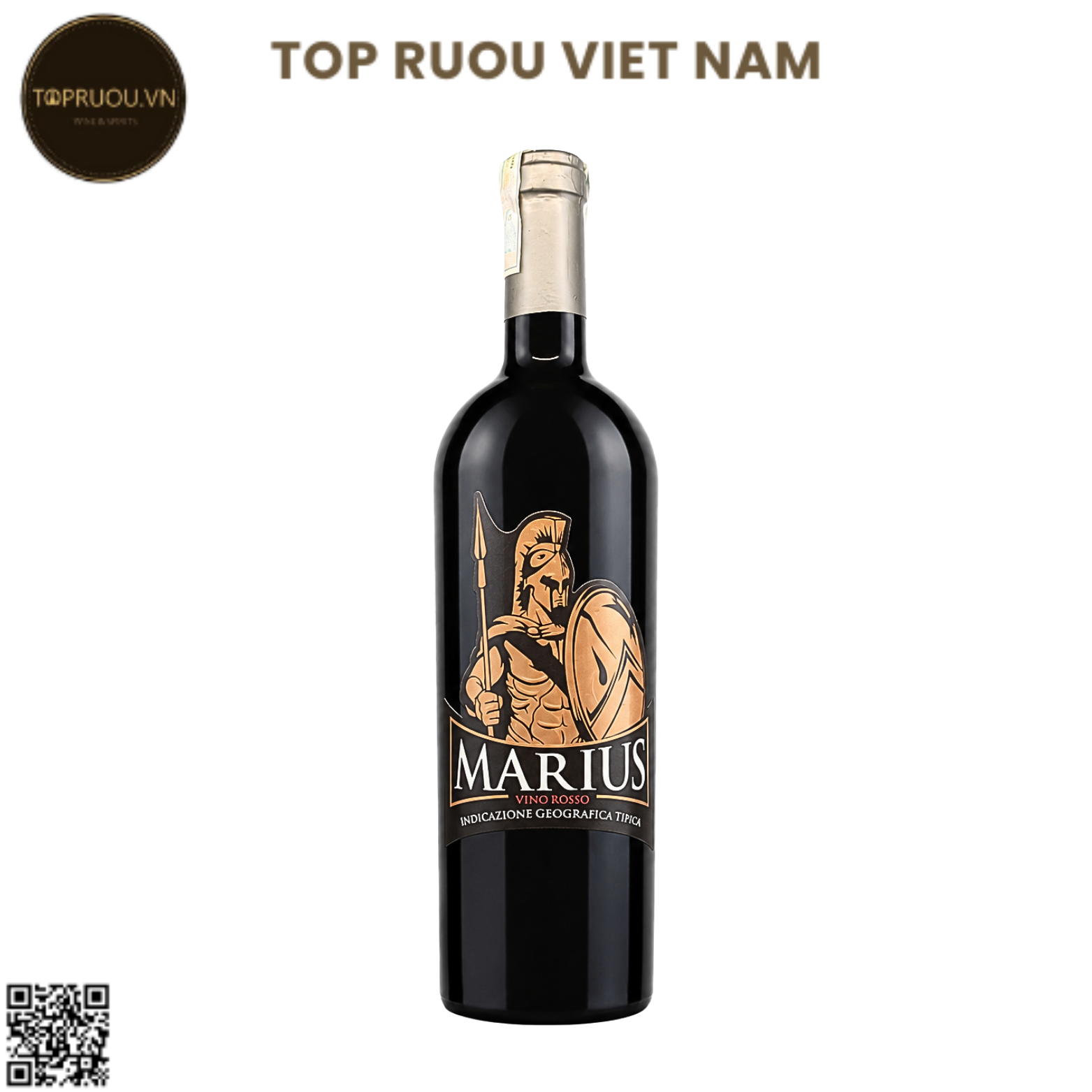 Rượu Vang Đỏ Marius - Ý - Blended - 14.5% - 750ml