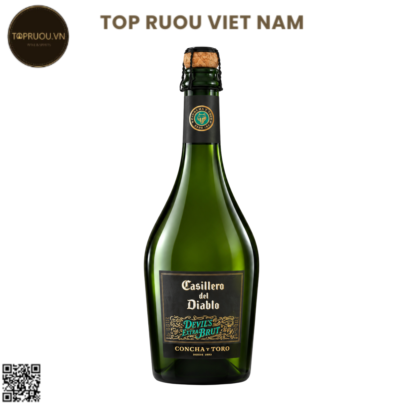 Vang Nổ Casillero Del Diablo Devil's Brut - Chile - Chardonnay, Pinot Noir - 12% - 750ml
