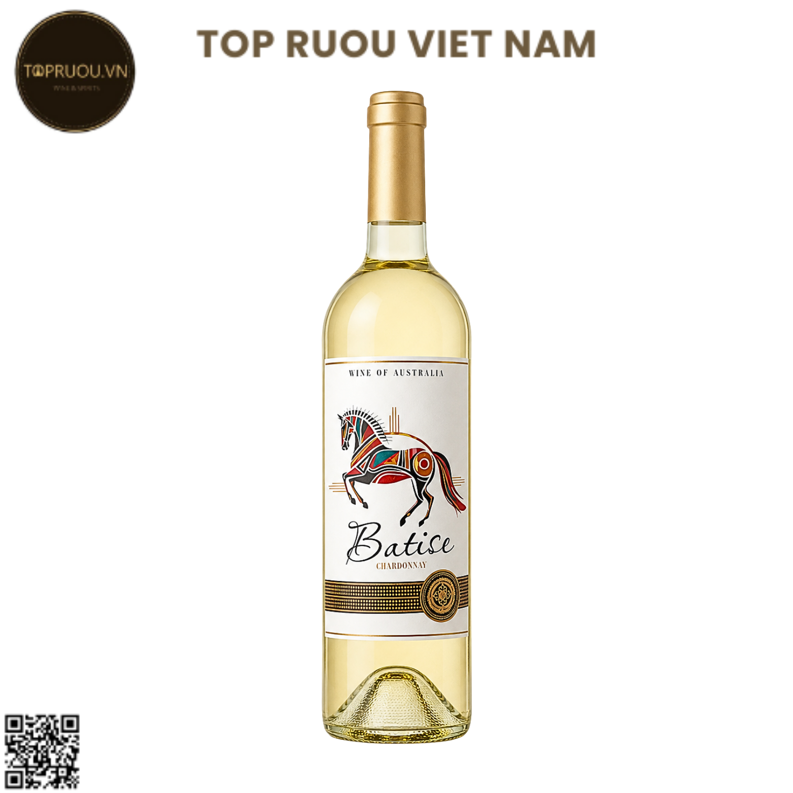 Rượu Vang Trắng Batise - Úc - Blended - 13% - 750ml