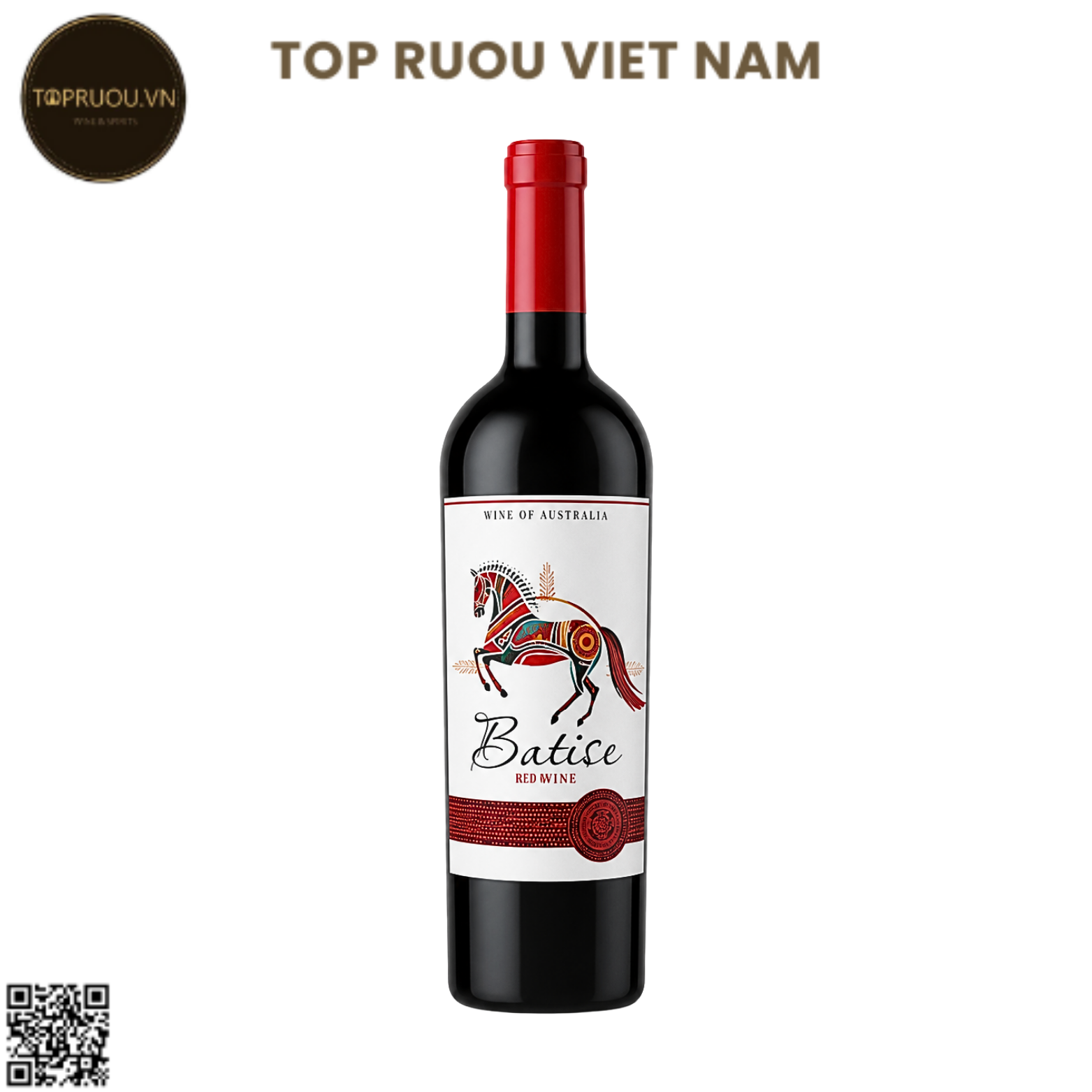 Rượu Vang Đỏ Batise - Úc - Blended - 14% - 750ml