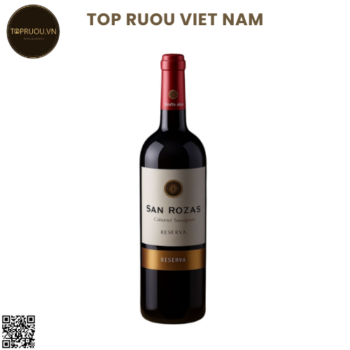 Vang Đỏ San Rozas - Chile - Cabernet Sauvignon - 13,5% - 750ml