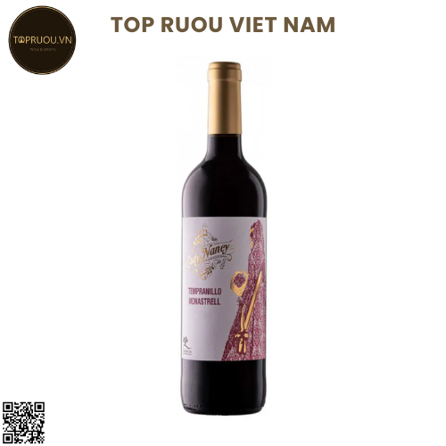 Vang Đỏ Lady Nancy Tempranillo Monastrell DO Valencia -  Tây Ban Nha -  Tempranillo, Monastrell - 14% - 750ml