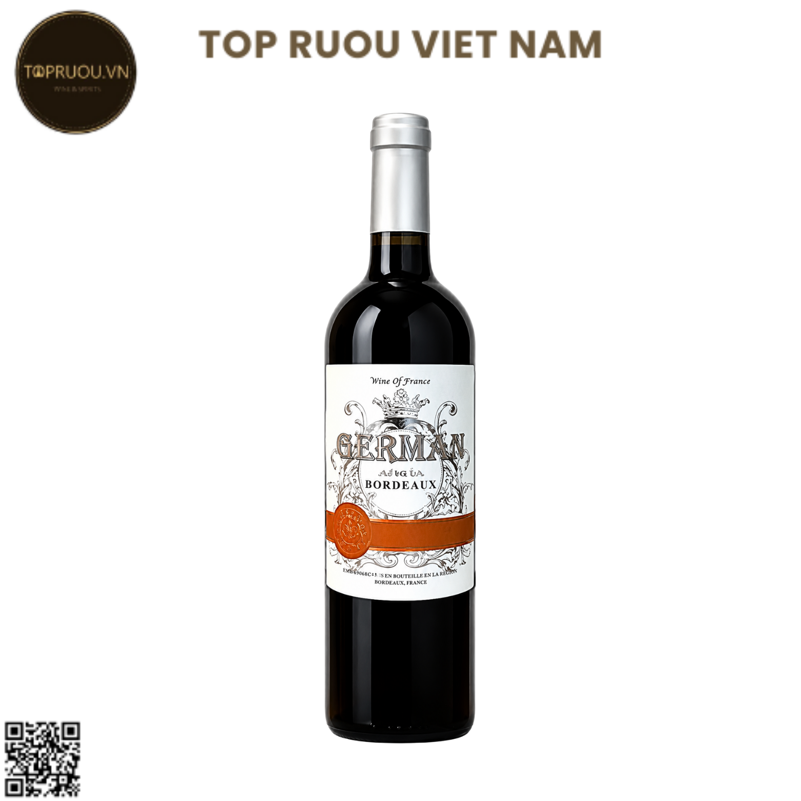 Vang Đỏ German - Pháp - Merlot - 13,5% - 750ml