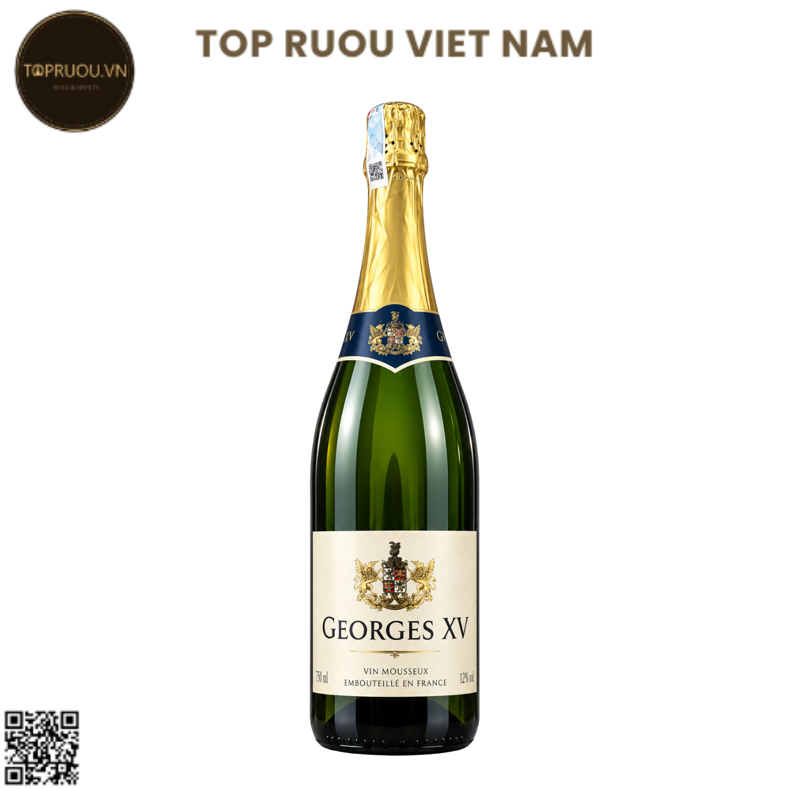 Vang Nổ Georges XV Vin Mousseux White - Pháp - Blended - 11% - 750ml