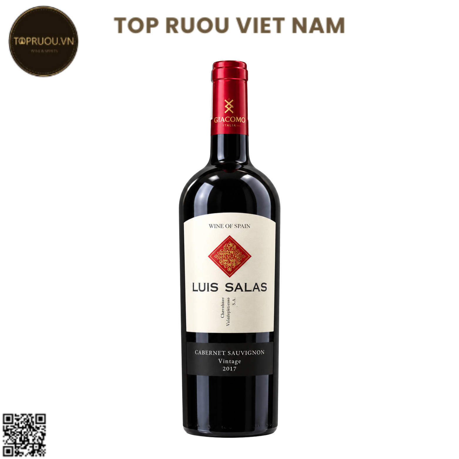 Rượu Vang Đỏ Luis Salas - Tây Ban Nha - Cabernet Sauvignon - 13.5% - 750ml