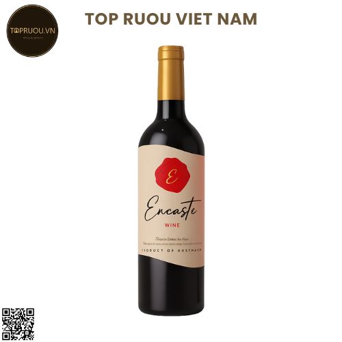 Vang Đỏ Encaste (Tem Trắng) - Úc - Blended - 13,5% - 750ml