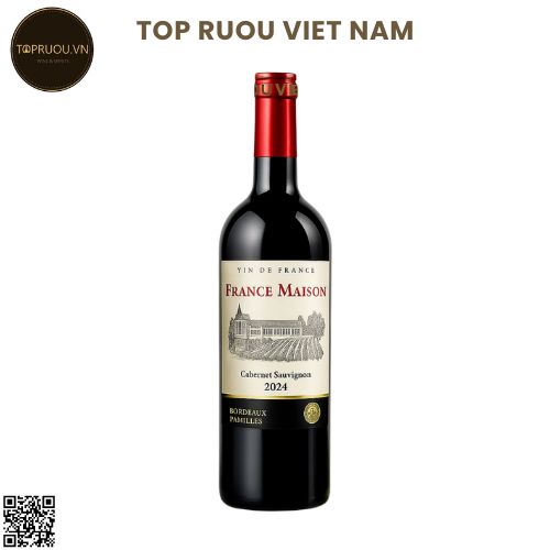 Vang Đỏ France Maison - Pháp - Cabernet Sauvignon - 13% - 750ml