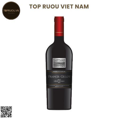 Vang Đỏ Francis Gillot - Pháp - Cabernet Savignon - 13,5% - 750ml