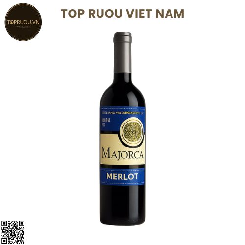 Vang Đỏ Majorca (Tem Xanh) - Tây Ban Nha - Merlot - 13,5% - 750ml