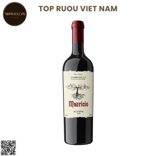 Vang Đỏ Mauricio Reserva - Tempranillo - 750ml - 14% - Tây Ban Nha