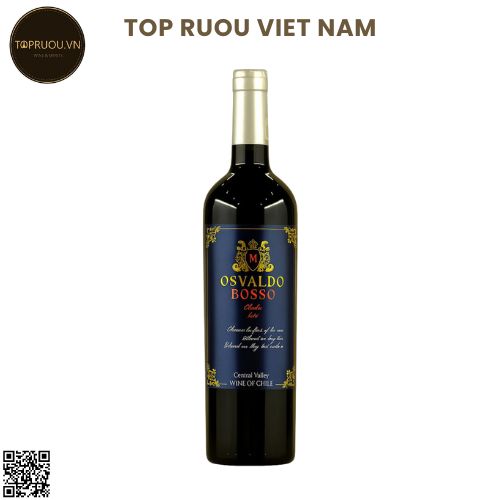 Vang Đỏ Osvaldo Bosso - Chile - Cabernet Sauvignon - 13,5% - 750ml