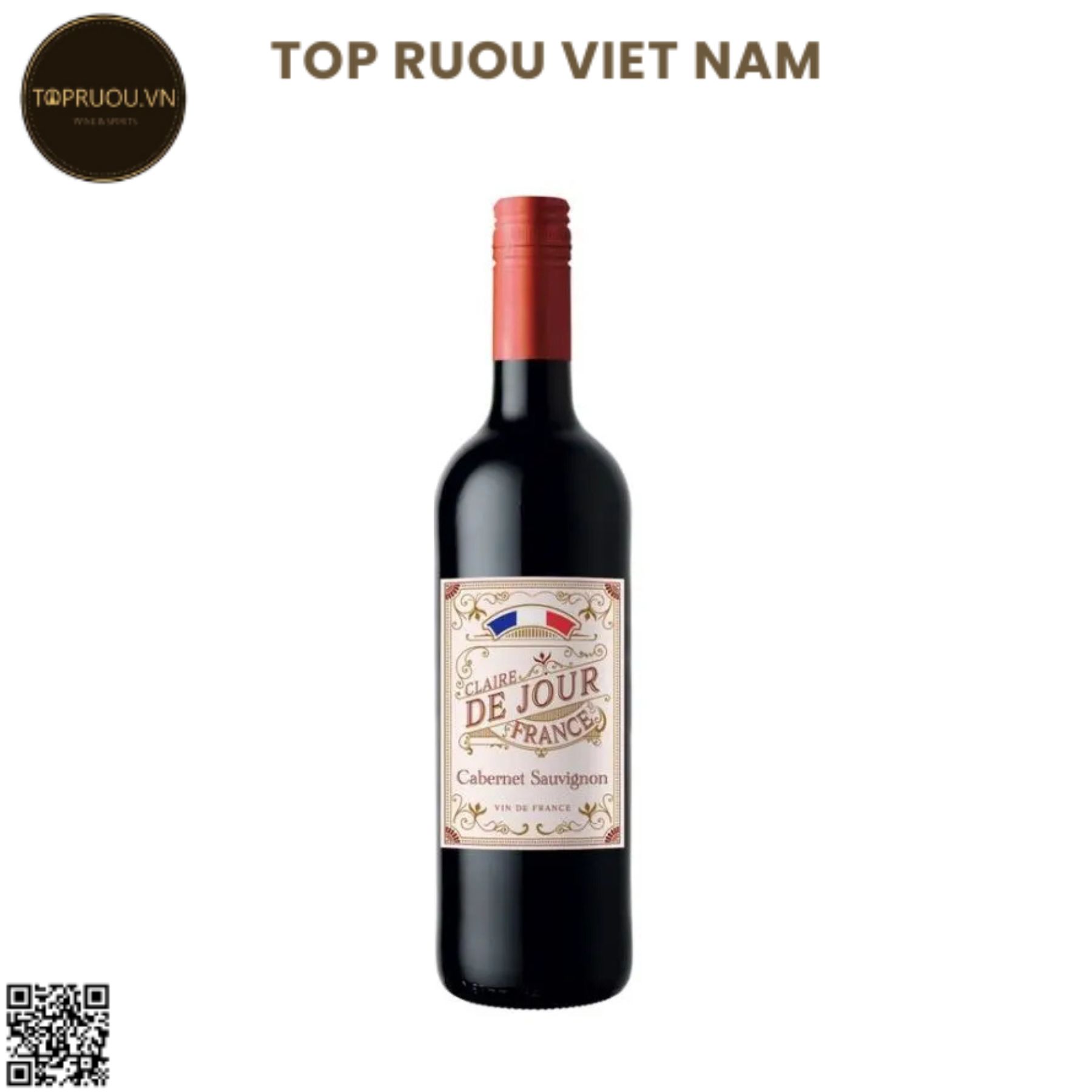 Rượu Vang Đỏ Claire De Jour - Pháp -  Cabernet Sauvignon - 12,5% - 750ml