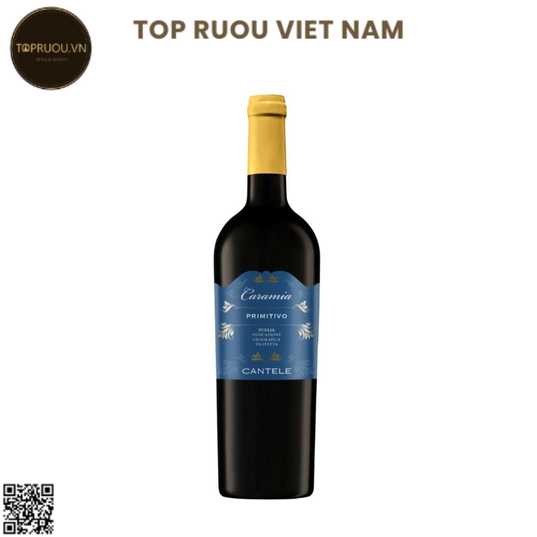 Rượu Vang Đỏ Caramia  - Ý - Primitivo - 14% - 750ml