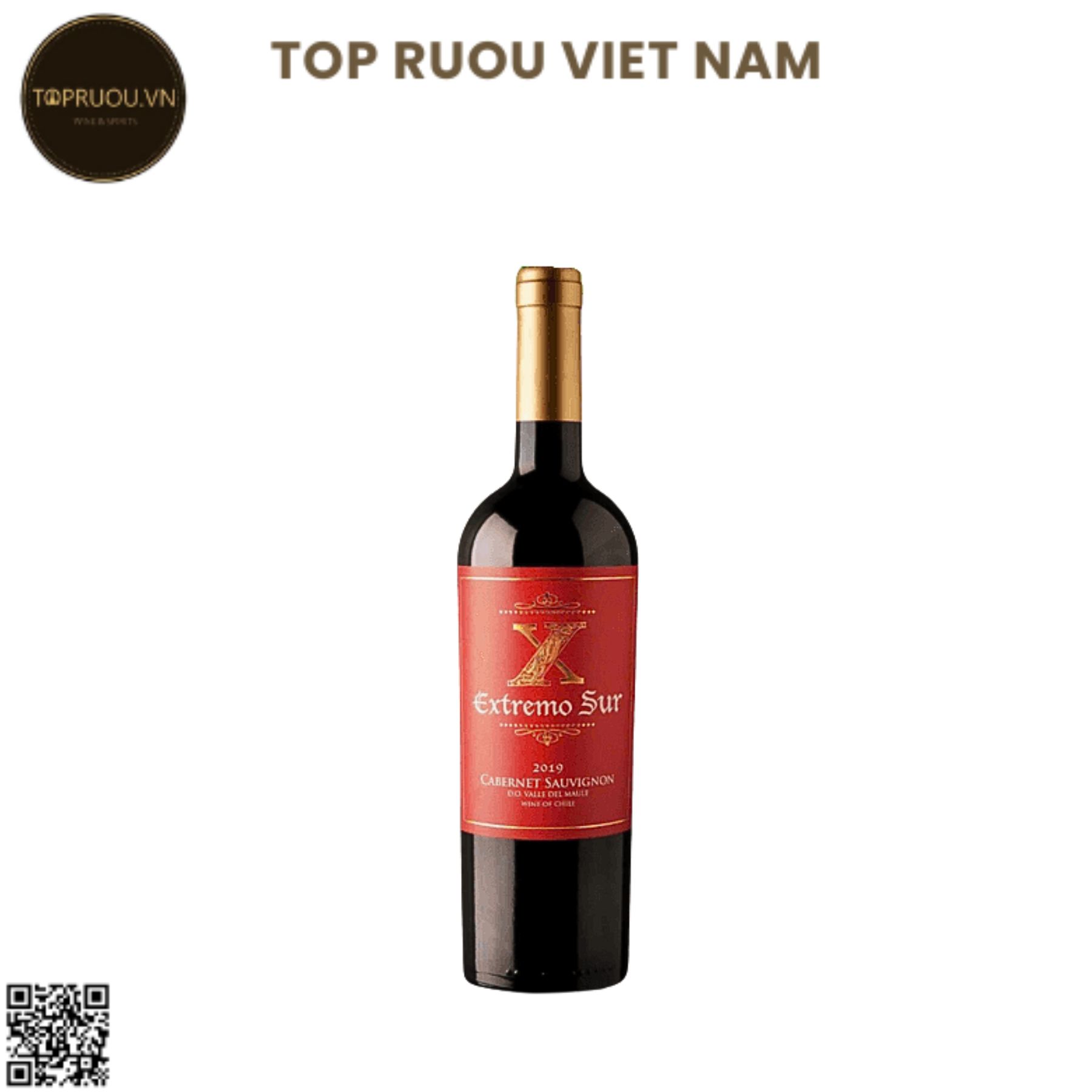Rượu Vang Đỏ Extremo Sur Cabernet Sauvignon 750ml- 13% - Chile