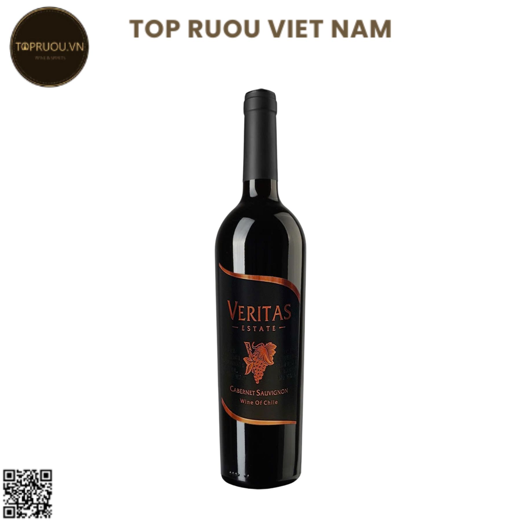 Rượu Vang Đỏ Veritas Estate - Cabernet Sauvignon - 750ml - 13% - Chile