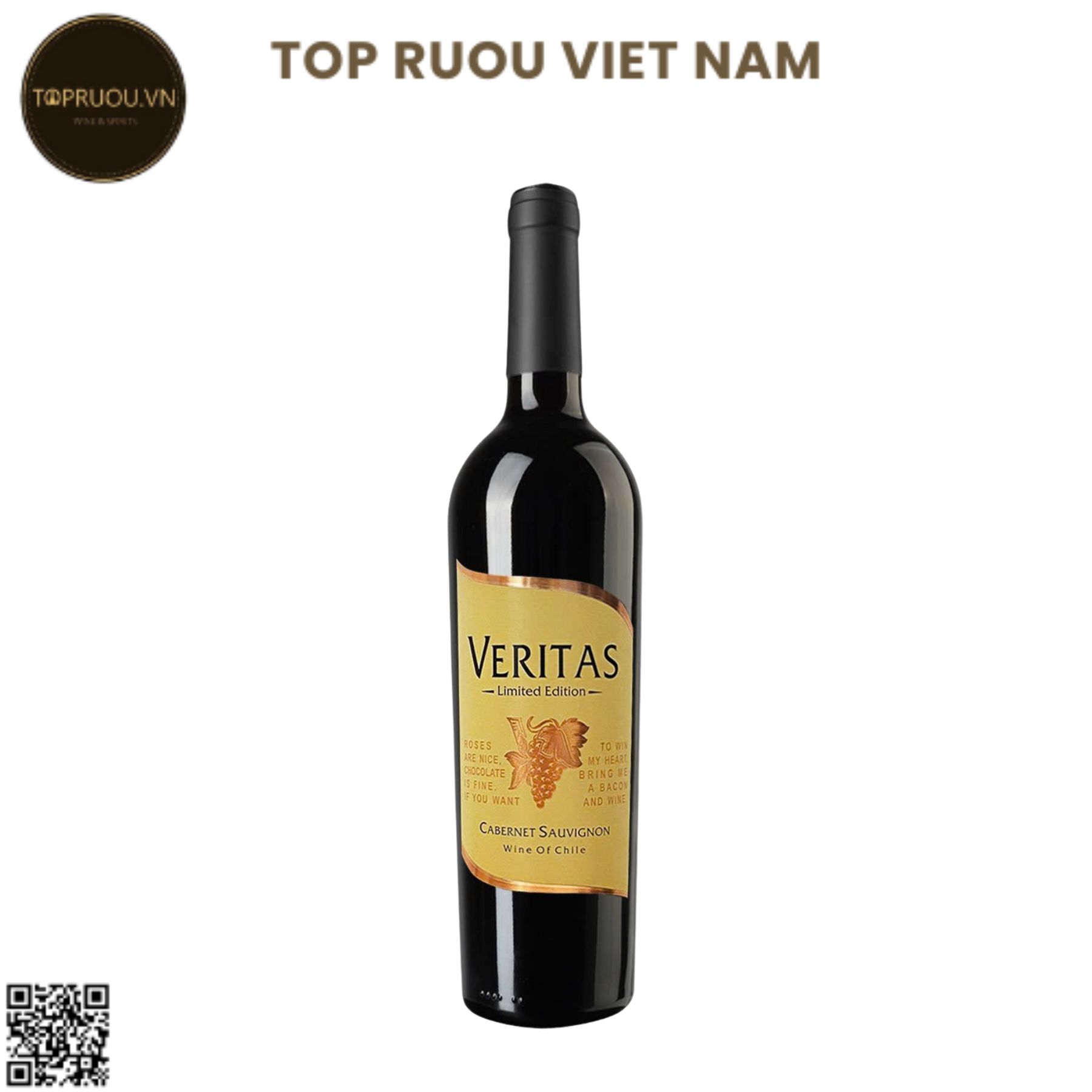 Rượu Vang Đỏ Veritas Limited Edition - Cabernet Sauvignon - 750ml - 13.5% - Chile