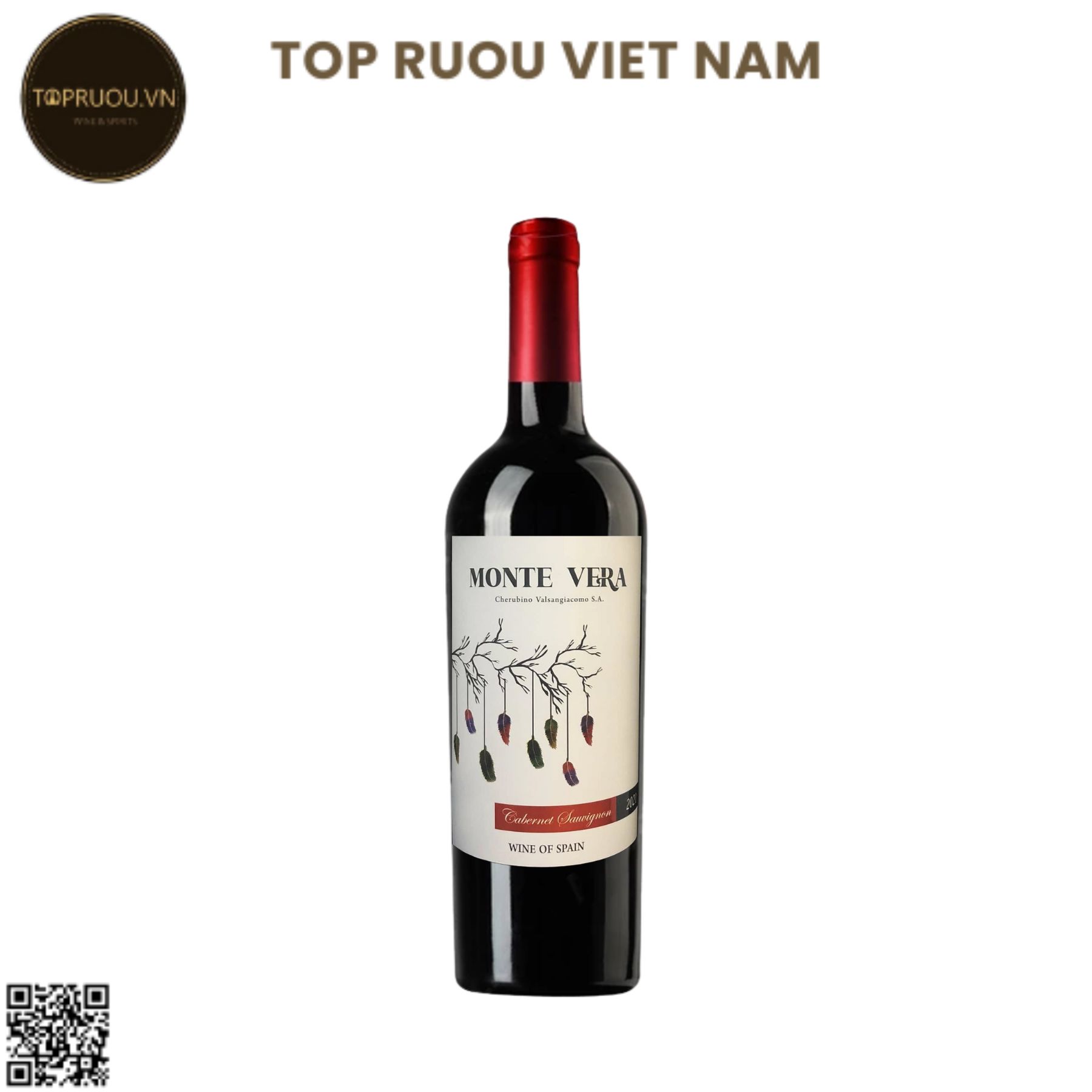 Rượu Vang Đỏ Monte Vera - Tây Ban Nha - Cabernet Sauvignon - 13,5% - 750ml