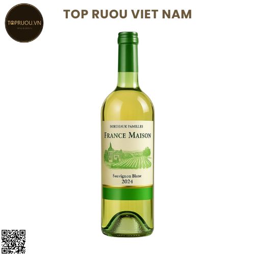 Vang Trắng France Maison - Pháp - Sauvignon Blanc - 12,5% - 750ml
