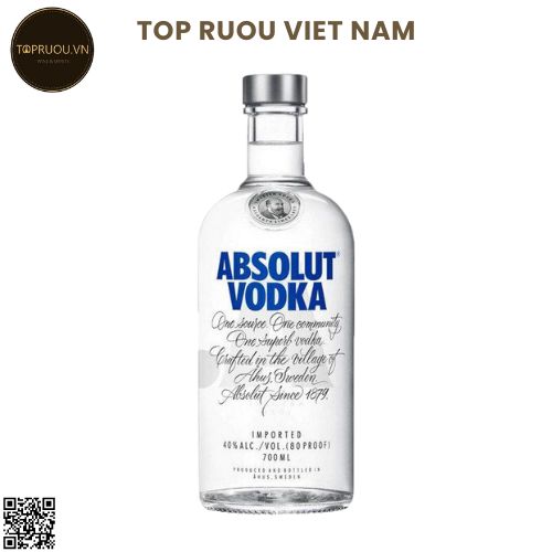 Vodka Absolut - 1000ml - 40% - Thụy Điển